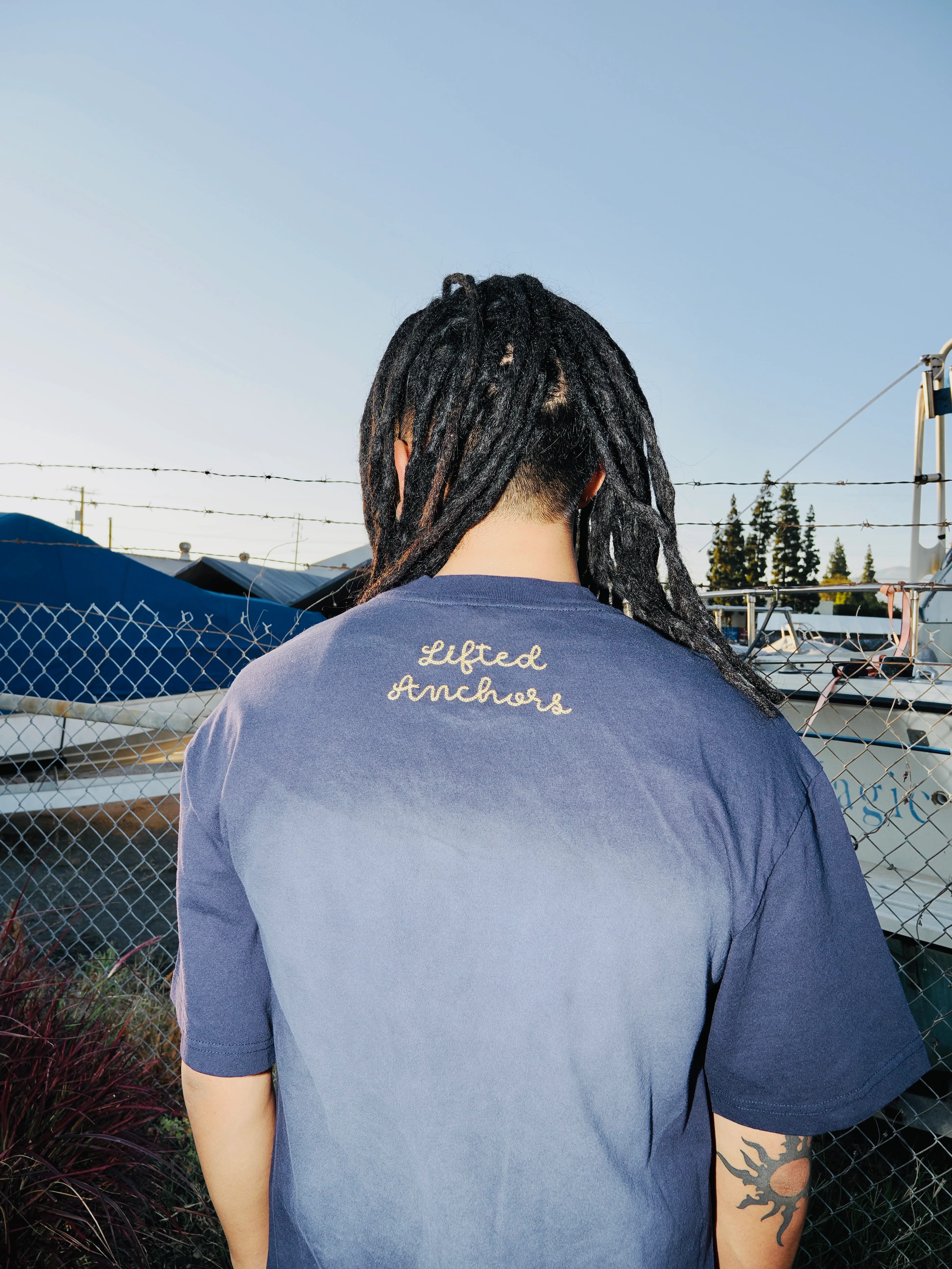 Circus Graphic Tee (Washed Navy) - Image 3