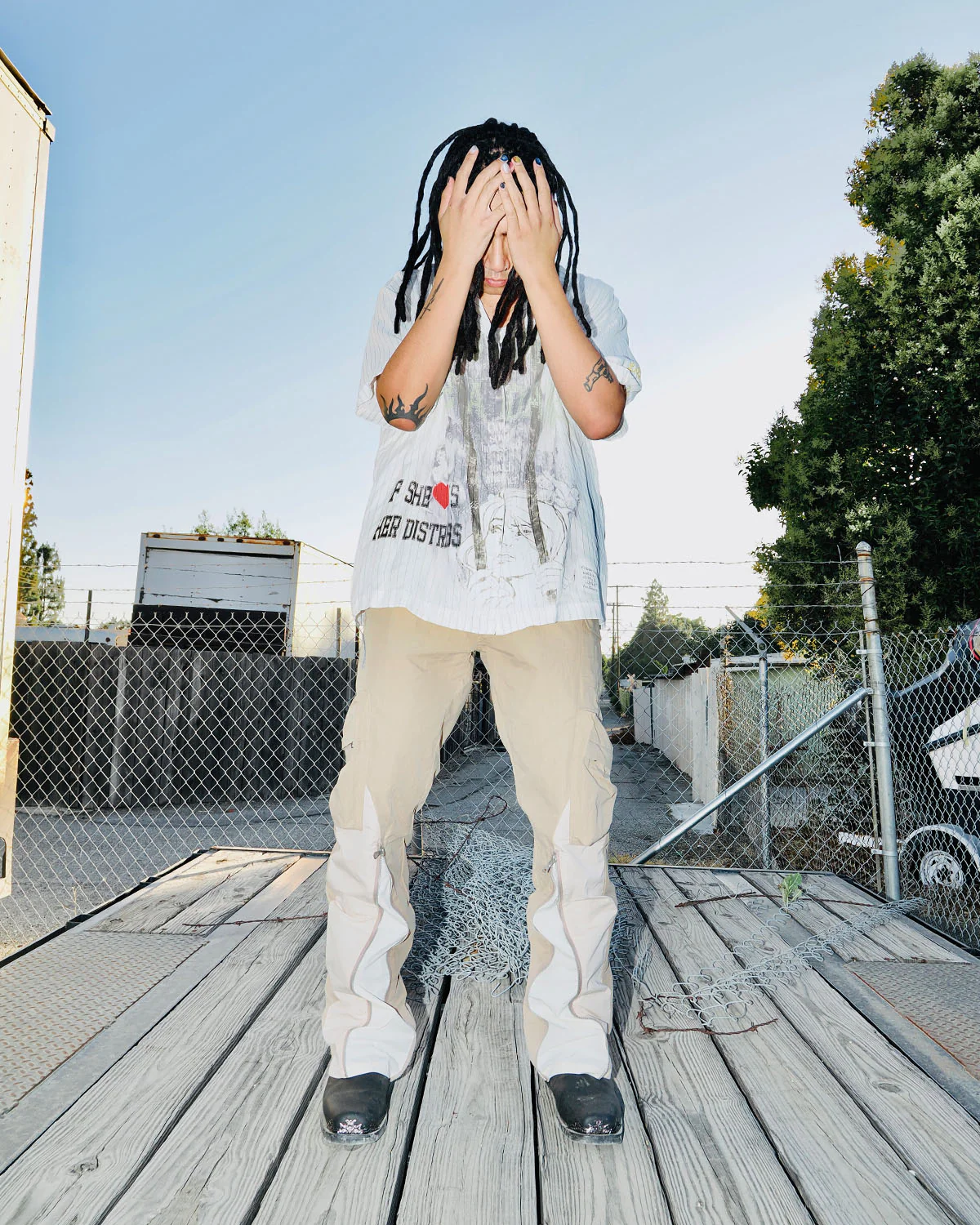 Cooper Cargo Pant (Brown/Cream) - Image 4